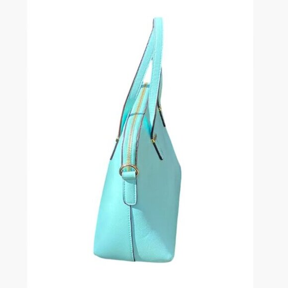 Kate Spade Cedar Street Maise Sky Blue Satchel EUC - Picture 4 of 9